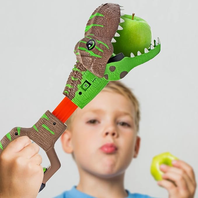 DINOBROS Dinosaur Chomper Toys for Kids with 3 Roar Sounds and Light Jurassic Dinosaurs Grabber Claw T-Rex Reacher Robot Hand Pincher Dino Snapper nirvanaguru