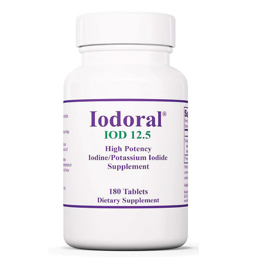 Optimox Iodoral 6.25 mg - Iodine Supplements for Thyroid Support, Potassium Iodide Tablets, Lugol Solution, Daily Vitamins and Minerals, High Potency Iodine Tablets - 90 Tablets 1-Pack Nirvana Guru
