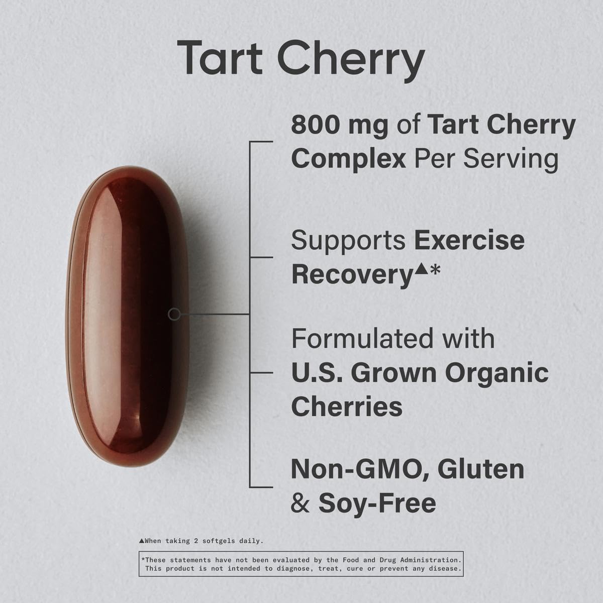 Sports Research Tart Cherry Capsules - Made from Montmorency Tart Cherries - Non-GMO & Gluten Free - 60 Liquid Softgels - Nirvana Guru