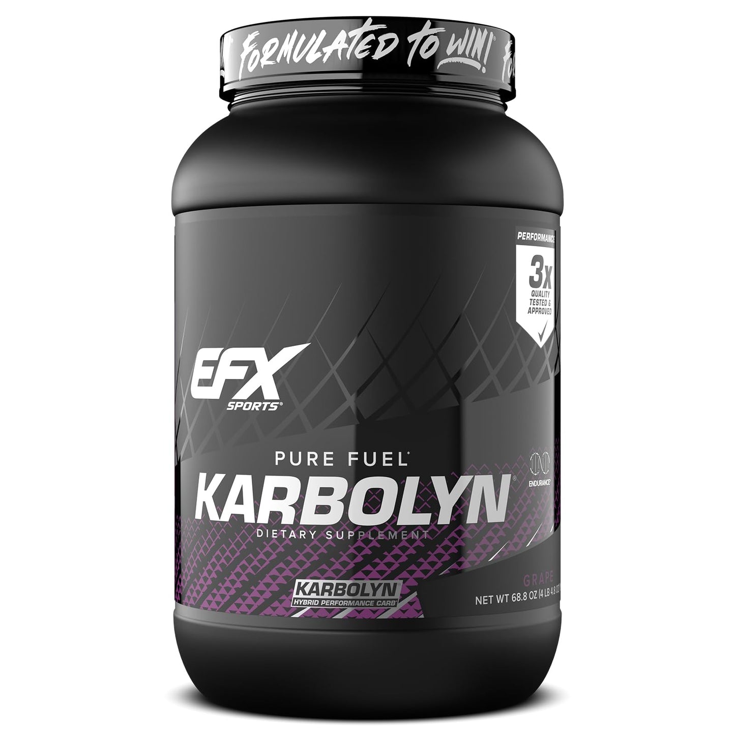 EFX Sports Karbolyn Fuel | Fast-Absorbing Carbohydrate Powder | Carb Load, Sustained Energy, Quick Recovery | Stimulant Free | 39 Servings (Neutral) Nirvana Guru