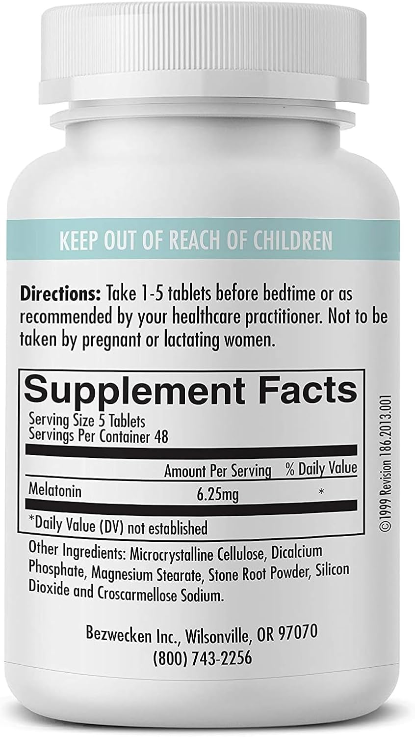 Bezwecken Melatonin 240 caplets Nirvana Guru