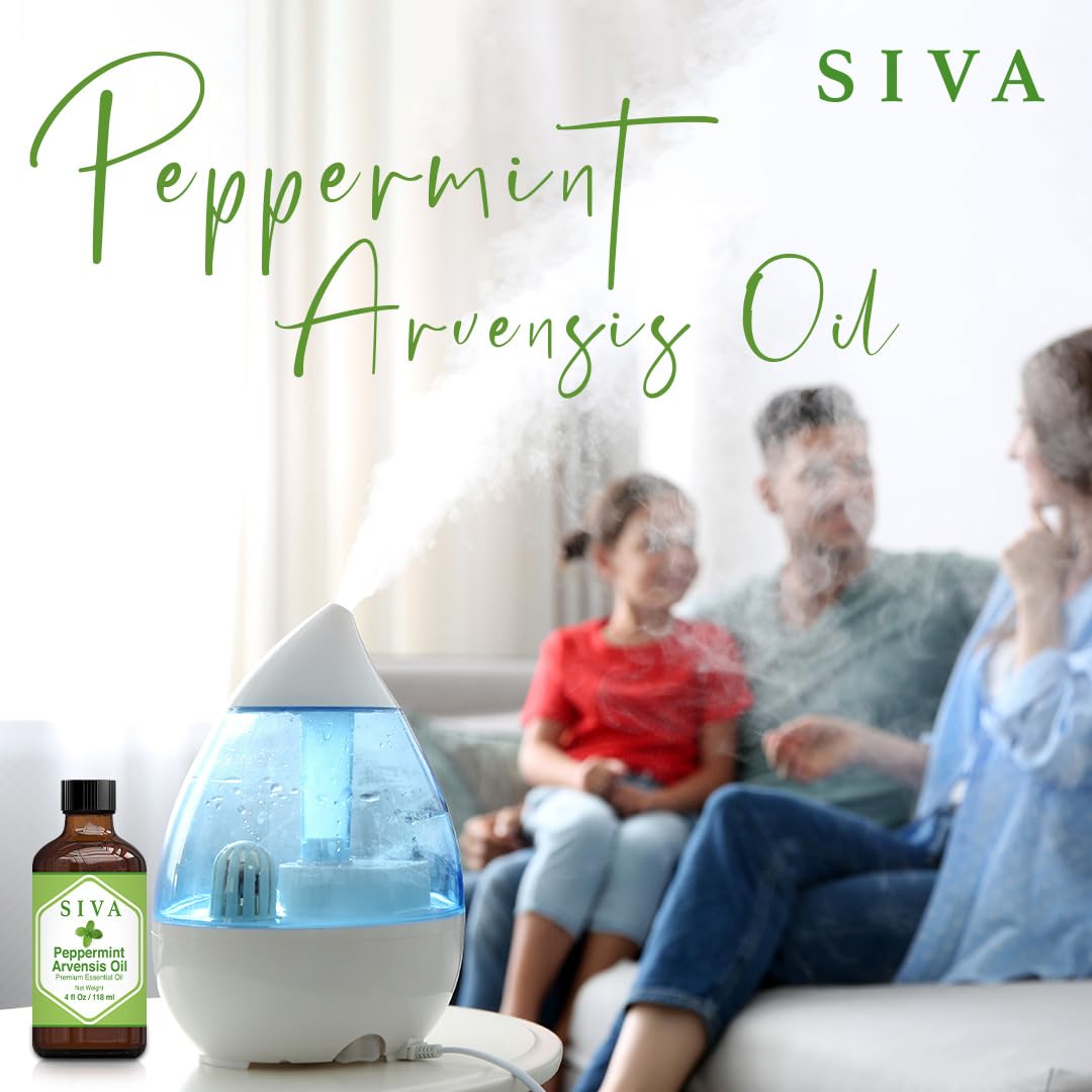 SIVA Lavender Essential Oil - 4 Fl Oz – Natural Lavender Oil - for Diffuser, Face, Skin Care, Aromatherapy, Hair Care, Scalp and Body Massage - with Dropper - Nirvana Guru