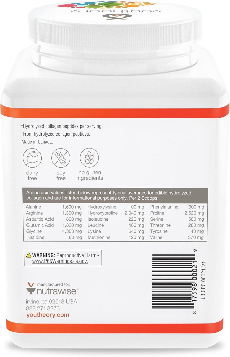 Youtheory Collagen Powder - Premium Collagen Supplement with Vitamin C & Biotin - Healthy Hair, Nails, Skin & Joints* - Hydrolyzed & Highly Absorbable - Dairy & Gluten Free - Unflavored - 10 oz - Nirvana Guru