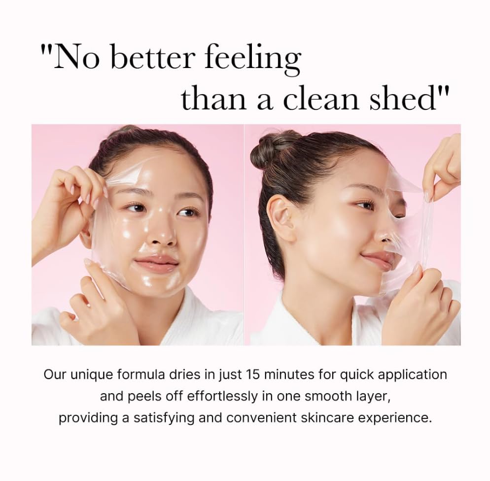 medicube PDRN Caffeine Overnight Wrapping Peel Off Facial Mask | Firming, Depuffing & Hydration | Salmon DNA + Caffeine + Collagen For Refined, Glass Skin & Face Contour Support | Korean Skin Care Nirvana Guru