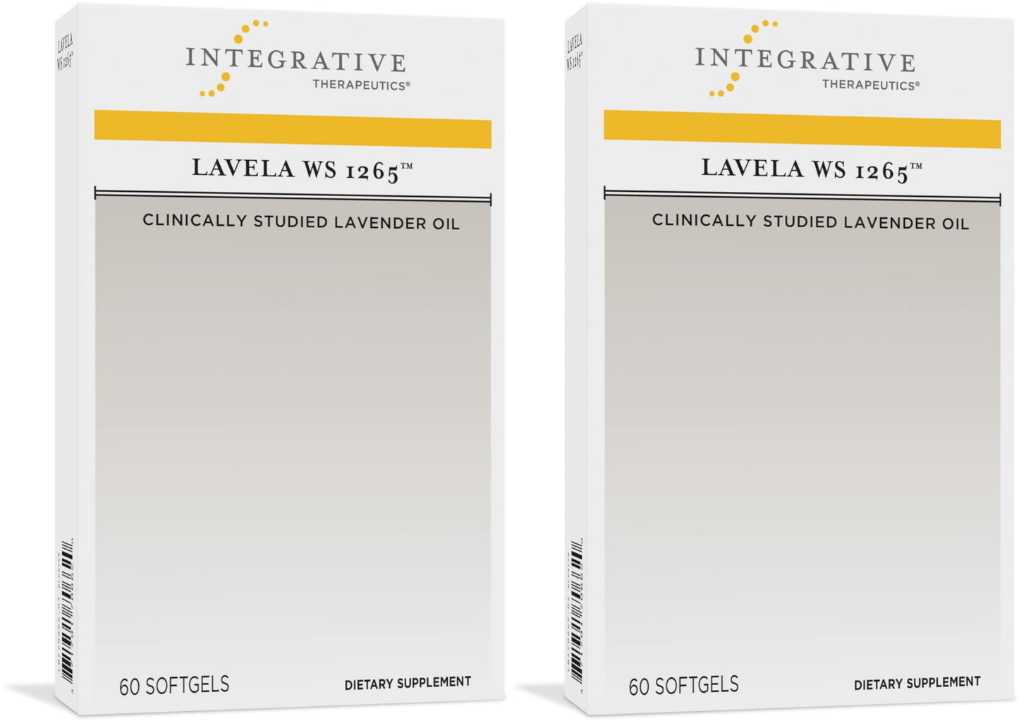 Integrative Therapeutics – Lavela WS 1265 - Clinically Studied Lavender Essential Oil Supplement - Calms Nervousness* - Reduces Stress* - 60 Softgels - Nirvana Guru