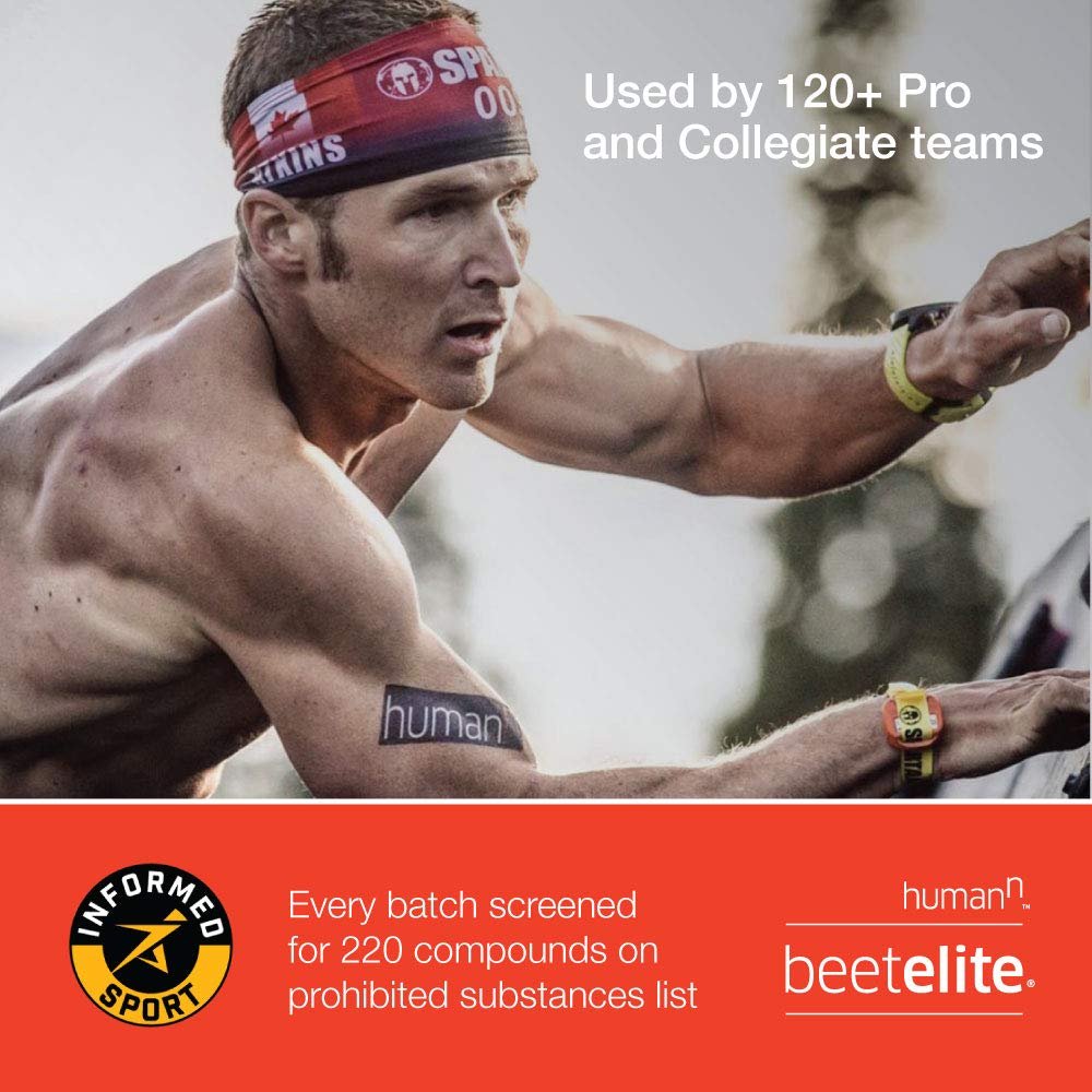 HumanN SuperBeets Sport Endurance Pre Workout Powder – NSF Certified – Nitric Oxide Supplement – Caffeine, Creatine & Stimulant Free Energy – Wild Cherry Flavor, 20 Servings - Nirvana Guru