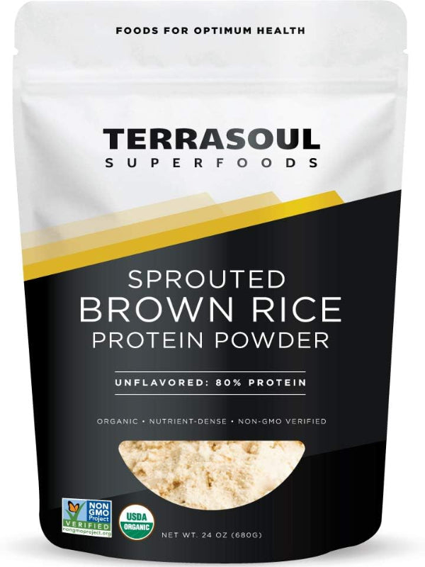 Terrasoul Superfoods Organic Sprouted Brown Rice Protein Powder, 1.5 Pounds - Nirvana Guru