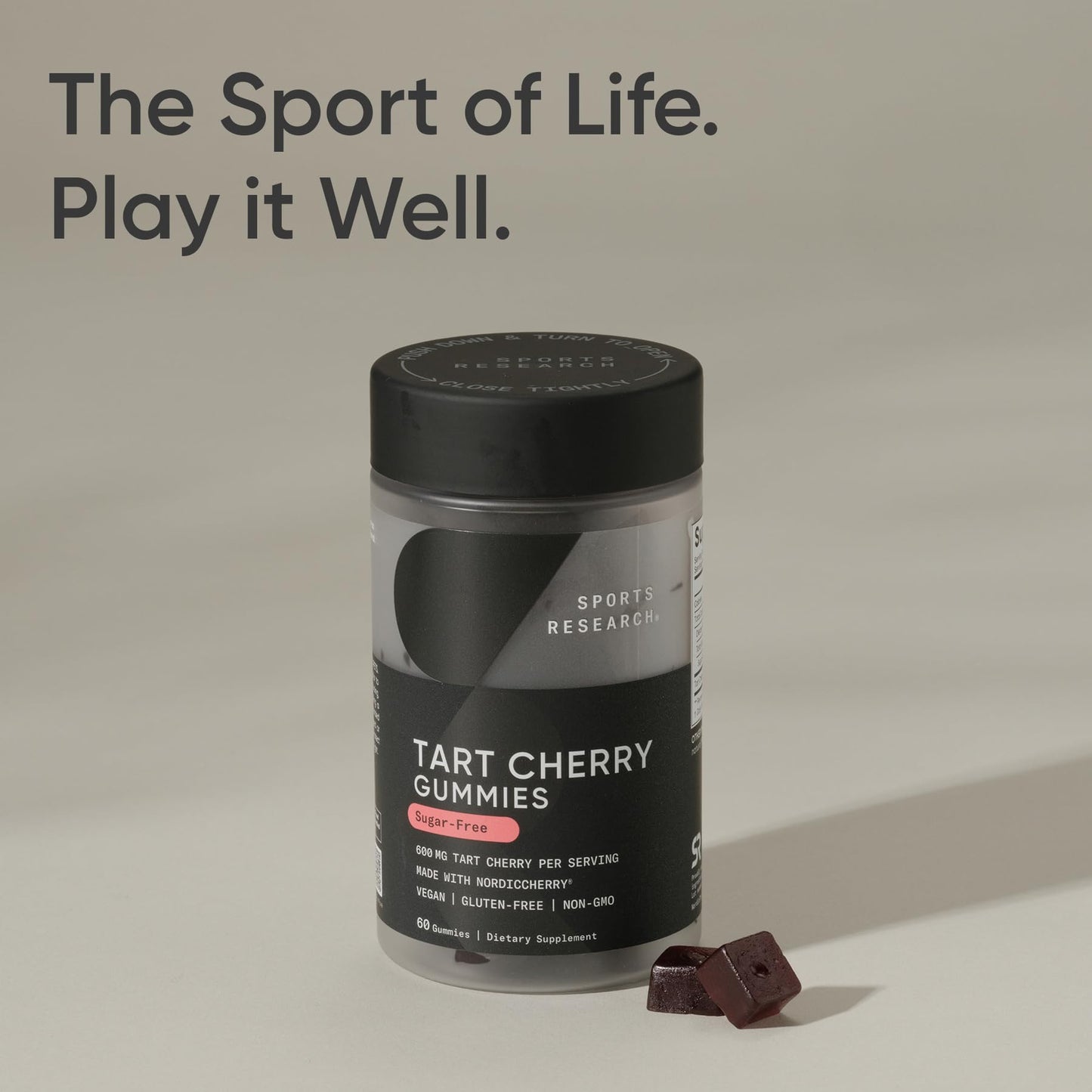 Sports Research Tart Cherry Capsules - Made from Montmorency Tart Cherries - Non-GMO & Gluten Free - 60 Liquid Softgels - Nirvana Guru