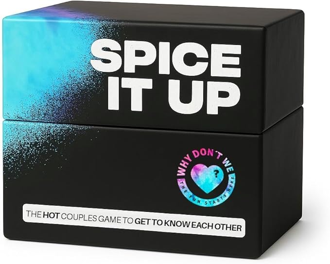 Why Don't We - Spice IT UP - Super Fun Couples Games for Date Nights: 150 Cards with Conversations, Spicy Dares & More - Best Date Night Games for Couples - Romantic Adult Couple Game nirvanaguru
