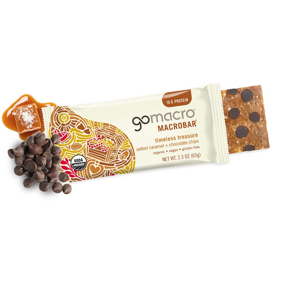 Gomacro, Nutrition Bar Oatmeal Chocolate Chip Organic 12 Count, 2.3 Ounce