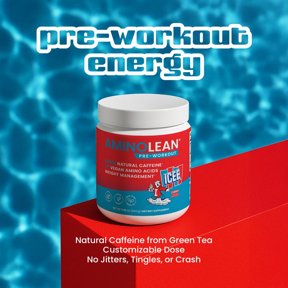 RSP NUTRITION AminoLean Pre Workout Powder, Amino Energy & Weight Management with Vegan BCAA Amino Acids, Natural Caffeine, Preworkout Boost for Men & Women, 30 Serv, Pink Lemonade… Nirvana Guru