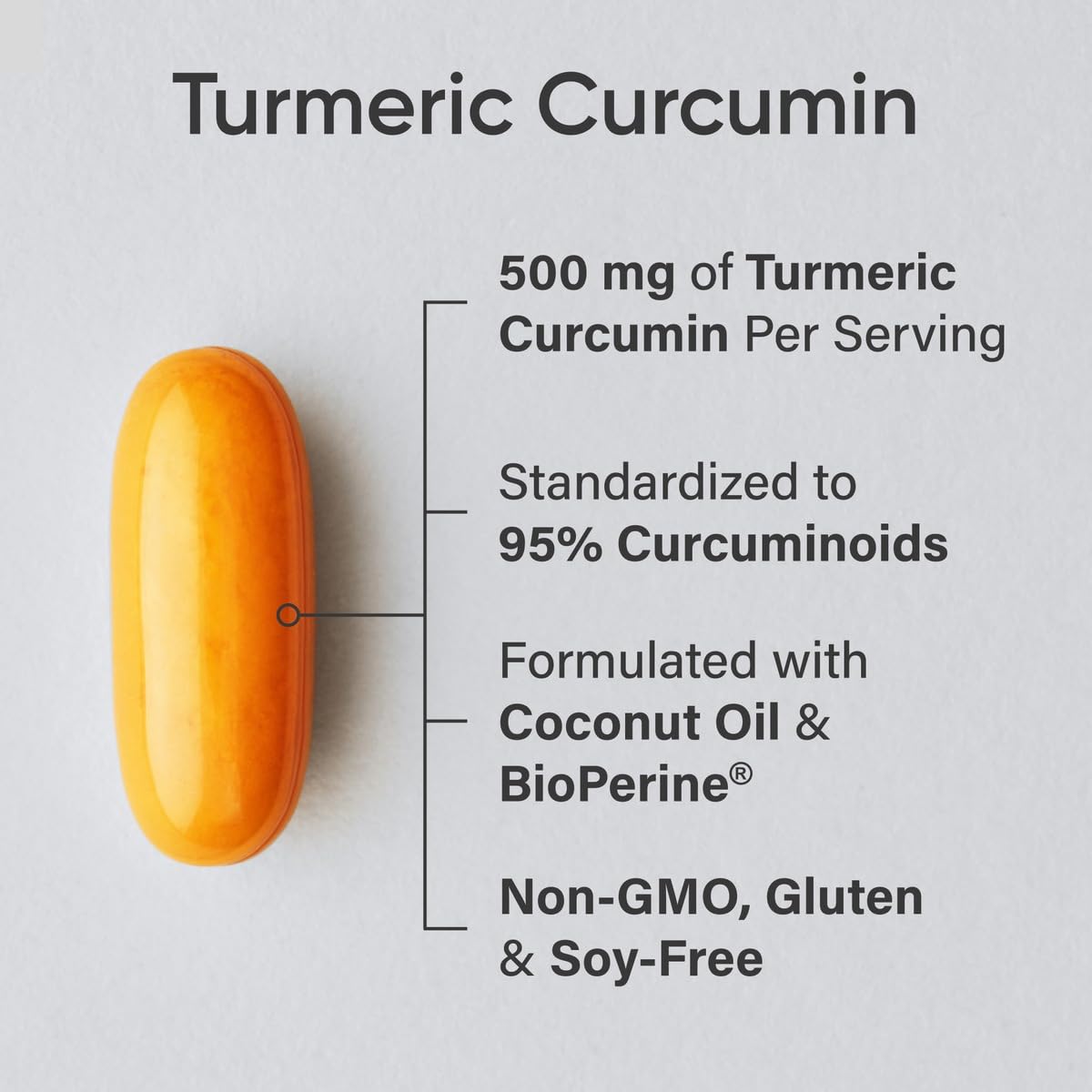 Sports Research Turmeric Curcumin C3 Complex - Softgels with Bioperine Black Pepper Extract & Organic Coconut Oil, Standardized 95% Curcuminoids - Non-GMO Verified & Gluten Free - 500mg, 120 Count - Nirvana Guru