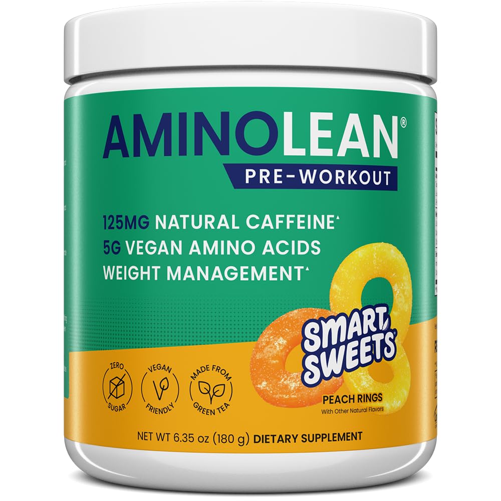 RSP NUTRITION AminoLean Pre Workout Powder, Amino Energy & Weight Management with Vegan BCAA Amino Acids, Natural Caffeine, Preworkout Boost for Men & Women, 30 Serv, Pink Lemonade… Nirvana Guru