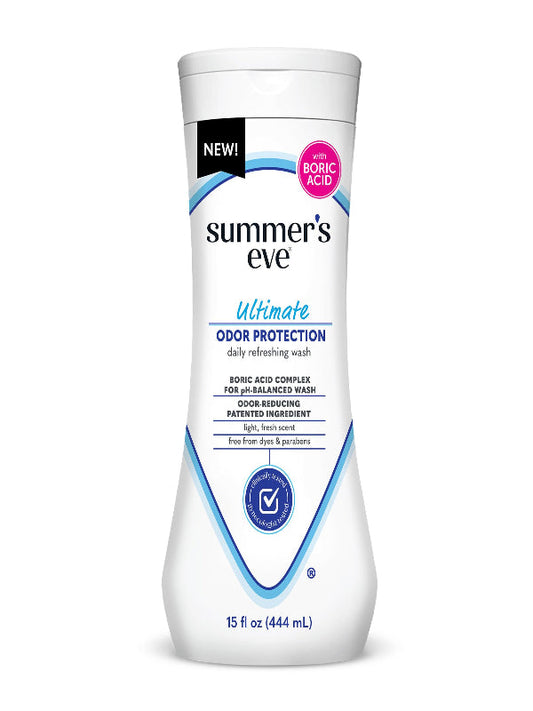 Summer's Eve, Ultimate Odor Control, Feminine Body Wash with Boric Acid, Removes Odor, Feminine Wash with pH Balance, 15 Fl Oz Nirvana Guru
