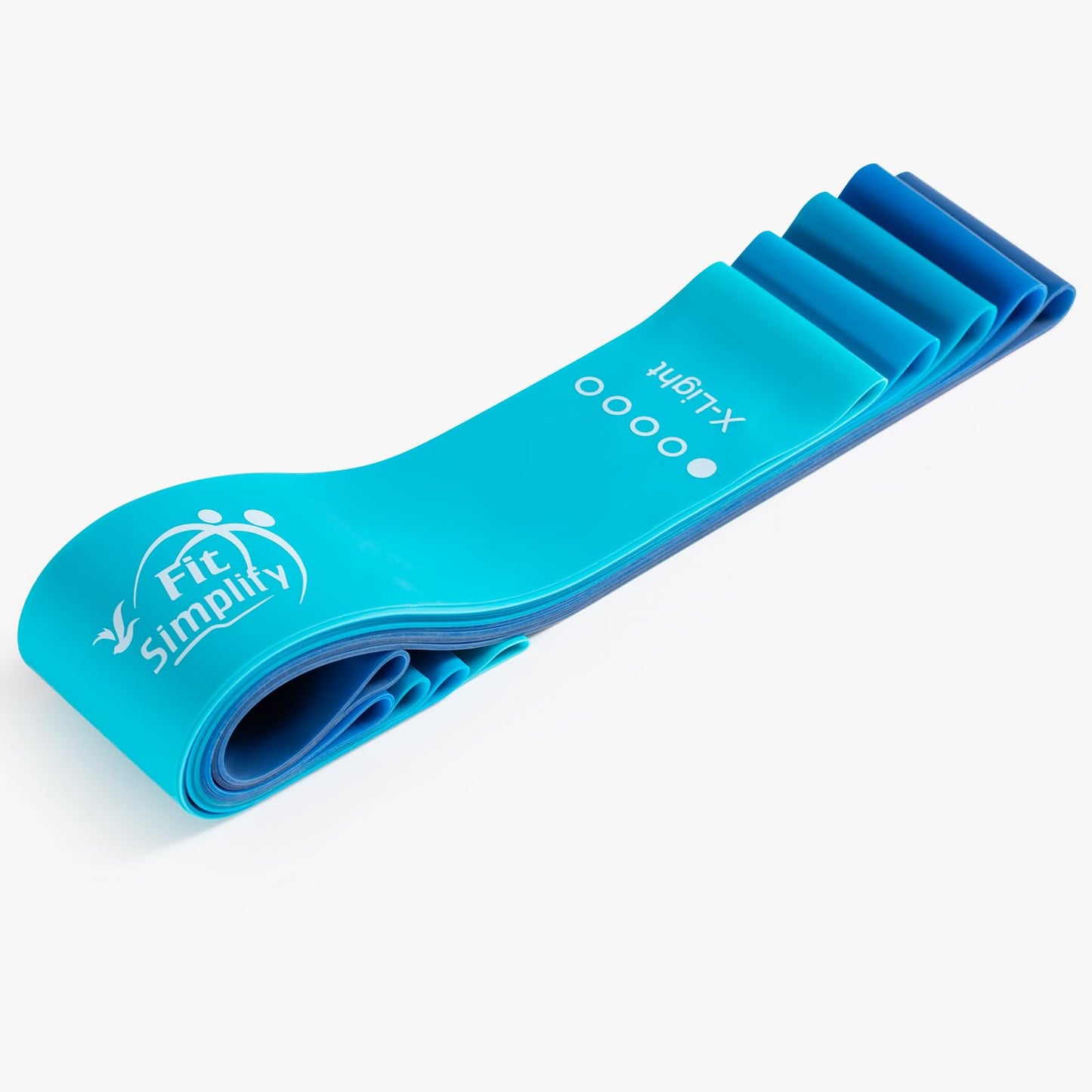 Fit Simplify Resistance Loop Exercise Bands with Instruction Guide and Carry Bag, Set of 5 Nirvana Guru