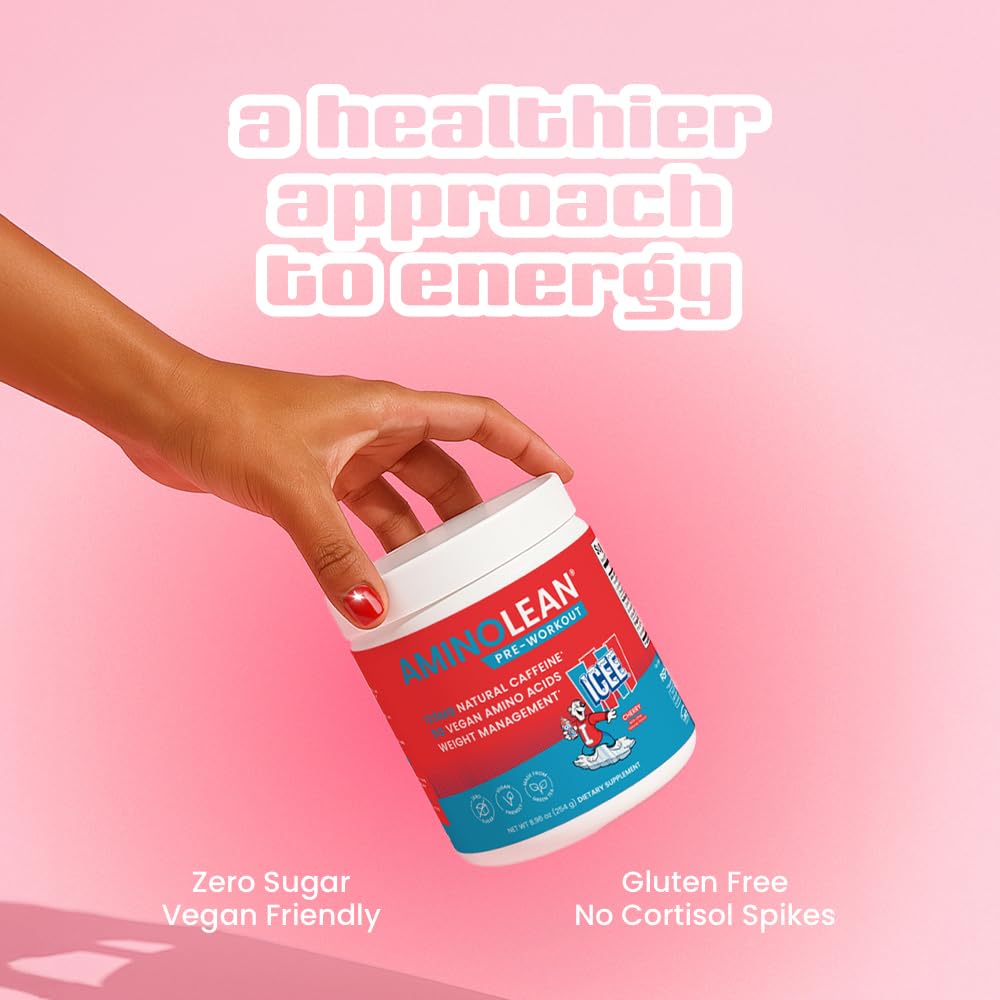 RSP NUTRITION AminoLean Pre Workout Powder, Amino Energy & Weight Management with Vegan BCAA Amino Acids, Natural Caffeine, Preworkout Boost for Men & Women, 30 Serv, Pink Lemonade… Nirvana Guru