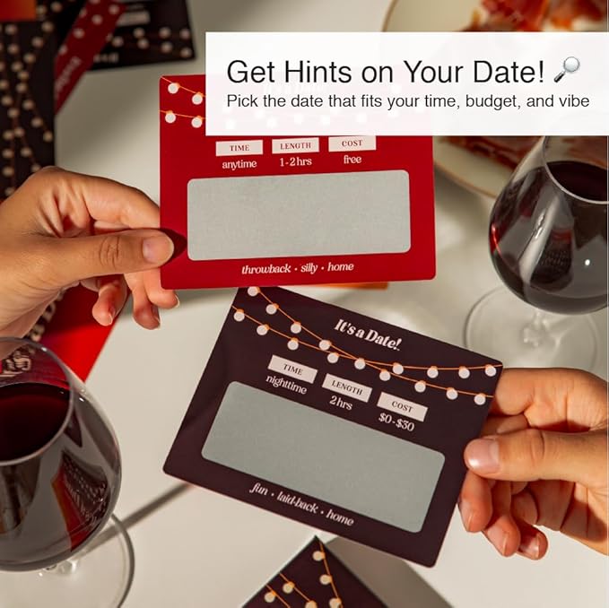 It's a Date!, 40 Fun and Romantic Scratch Off Date Night Ideas for Him, Her, Girlfriend, Boyfriend, Wife, Husband & Couples, for Men for Women nirvanaguru
