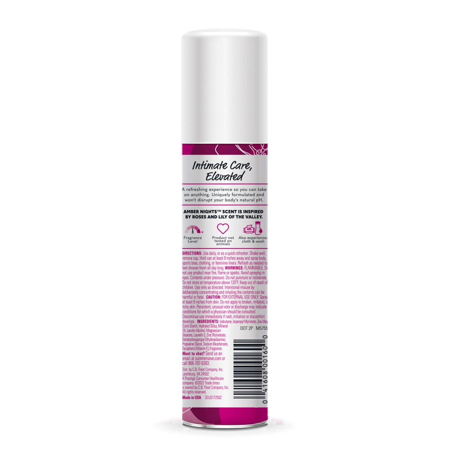 Summer's Eve Blissful Escape Daily Refreshing Feminine Spray, 2 oz Nirvana Guru