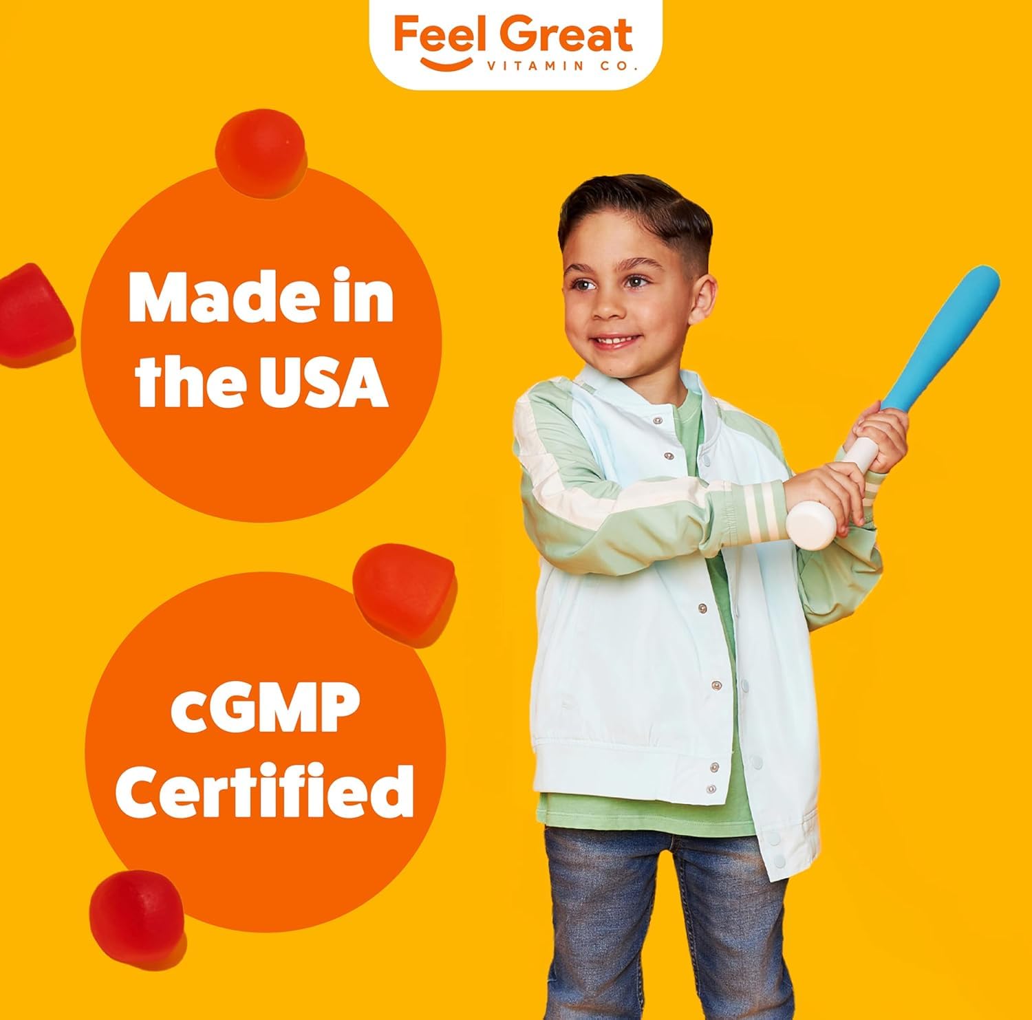 Feel Great Vitamin Co. Complete DHA Gummies for Kids | with Omega 3 6 9 + DHA, Vitamin C | Supports Healthy Brain Function, Vision & Heart Health | Gluten Free, Vegetarian | 60 Gummies Nirvana Guru