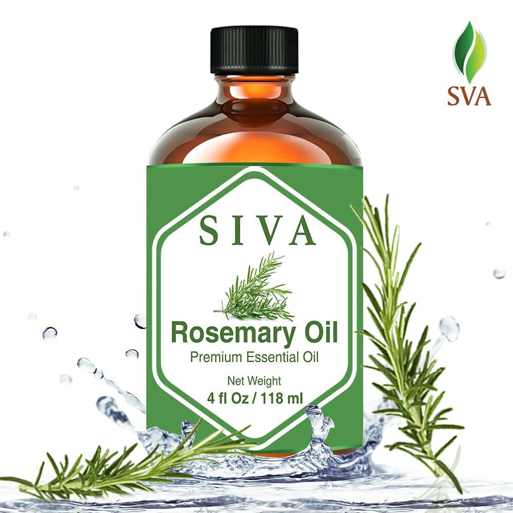 SIVA Lavender Essential Oil - 4 Fl Oz – Natural Lavender Oil - for Diffuser, Face, Skin Care, Aromatherapy, Hair Care, Scalp and Body Massage - with Dropper - Nirvana Guru