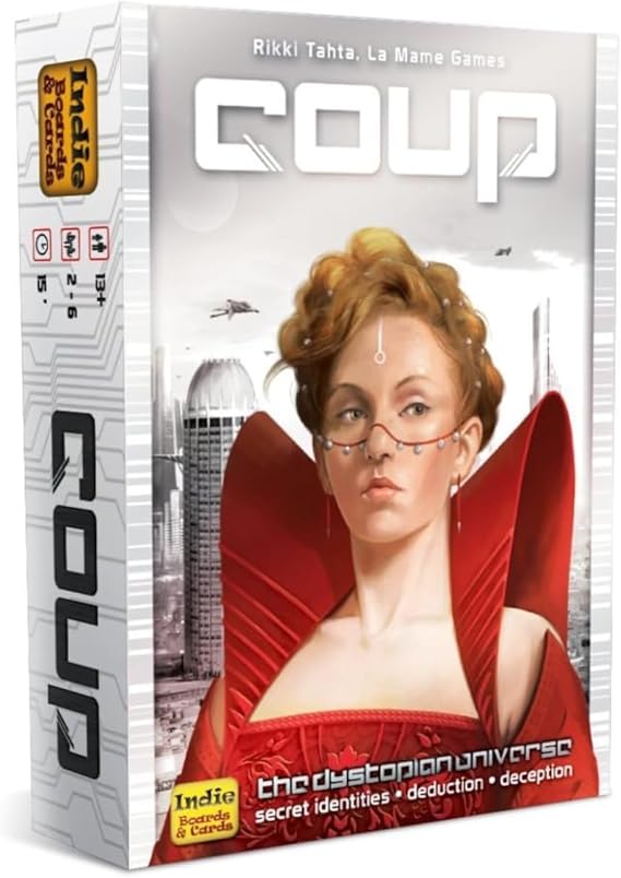 Coup - The Fast, Fun Bluffing Party Game for 2-6 Players. Perfect for Family Game Night with your Teens or Friends. Can you get away with your bluff? Over 1 Million copies sold! nirvanaguru