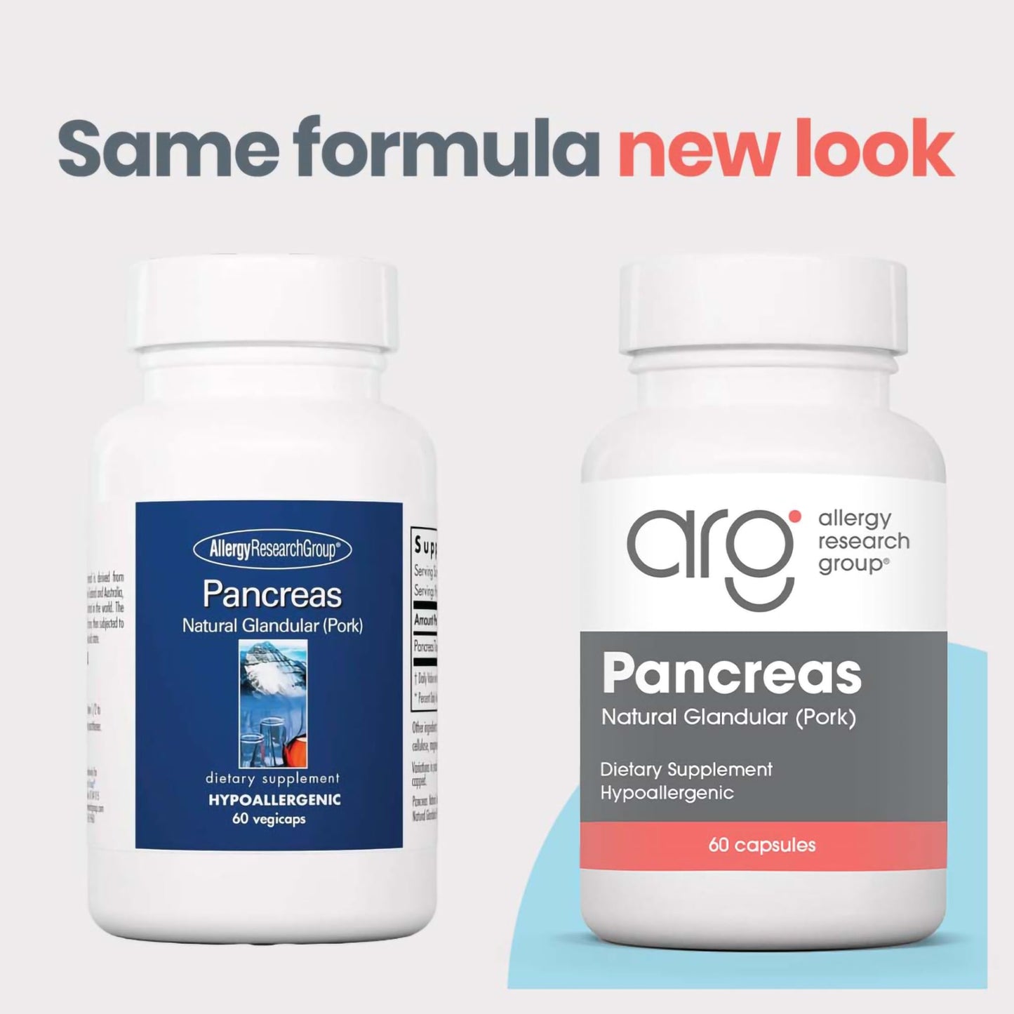 Allergy Research Group Pancreas Supplement - Pancreatic Enzymes for Women and Men, Digestive Pork Pancreas Powder Capsules, Healthy Digestion Support - 720 Capsules Nirvana Guru