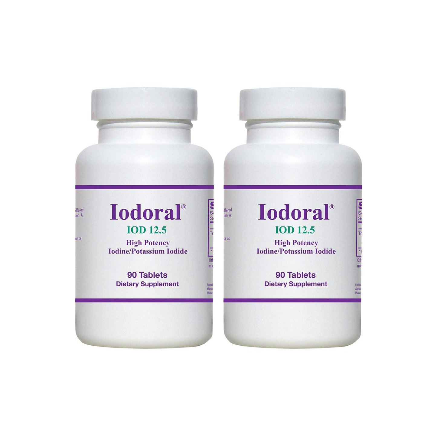 Optimox Iodoral 6.25 mg - Iodine Supplements for Thyroid Support, Potassium Iodide Tablets, Lugol Solution, Daily Vitamins and Minerals, High Potency Iodine Tablets - 90 Tablets 1-Pack Nirvana Guru