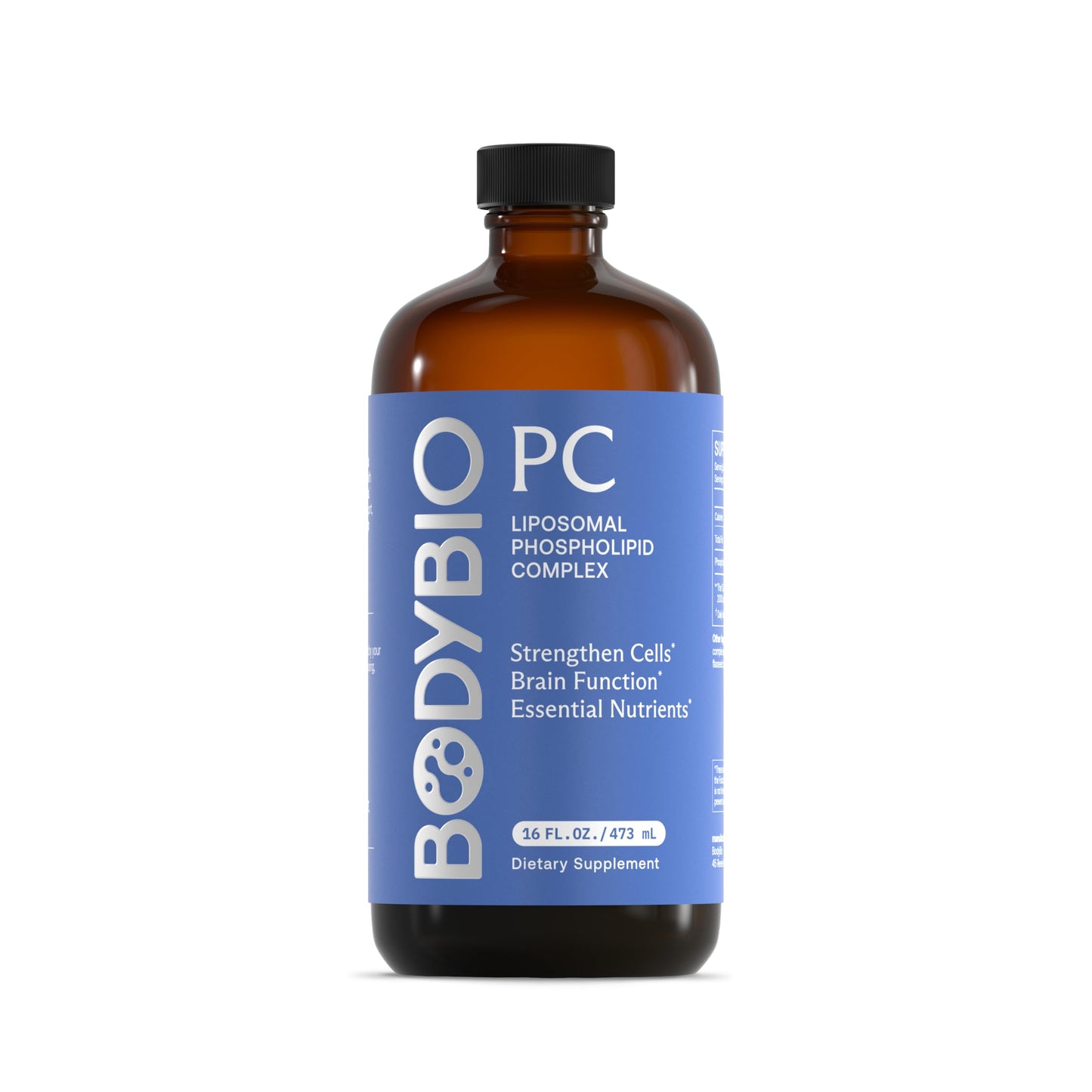 BodyBio PC - Phosphatidylcholine for Brain Health, Mental Clarity, Cognitive Function, Cellular Repair & Healthy Aging, Phospholipid Complex Supplement for Gentle Daily Detox Nirvana Guru