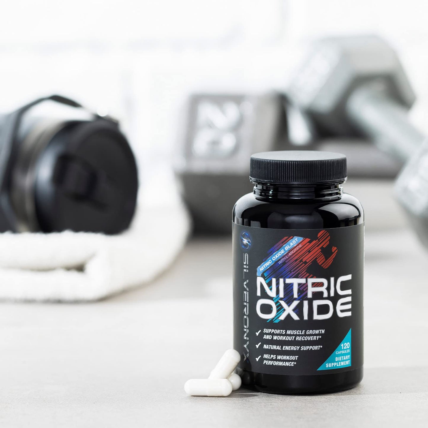 Extra Strength Nitric Oxide Supplement 3X Strength L Arginine, Citrulline Malate, AAKG, Beta Alanine - Premium Muscle Supporting Nitric Booster - Natural Energy & Heart Health Support - 180 Capsules Nirvana Guru