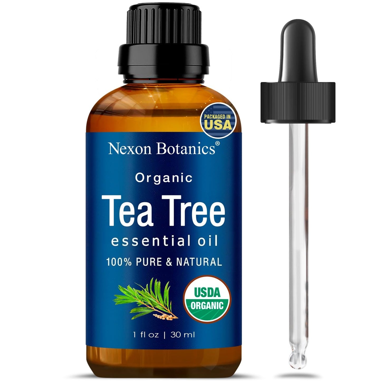 Organic Lavender Essential Oil 30 ml - Pure Natural Oils for Diffuser, Aromatherapy, Skin & Hair Care - Aceite De Lavanda Orgánico - Nexon Botanics - Nirvana Guru