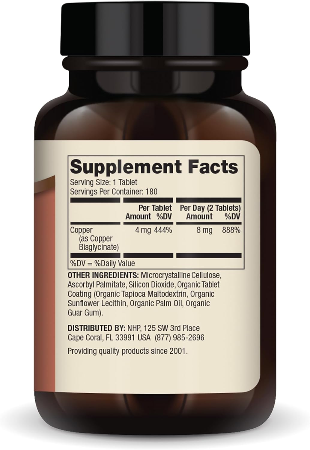 Dr. Mercola Copper Bisglycinate, 90 Servings (180 Tablets), Dietary Supplements, 8 mg Per Day, Mini Tabs, Supports Overall Health, Non GMO Nirvana Guru