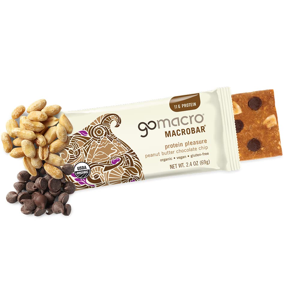 Gomacro, Nutrition Bar Oatmeal Chocolate Chip Organic 12 Count, 2.3 Ounce