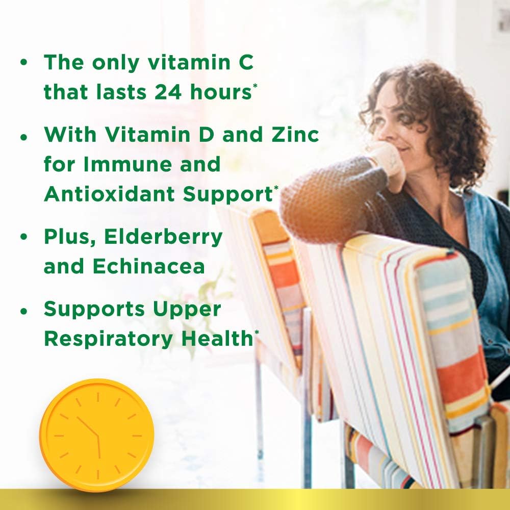 Nature's Bounty Immune 24 Hour +, The only Vitamin C with 24 Hour Immune Support from Ester C, Rapid Release Softgels, 50 Count Nirvana Guru