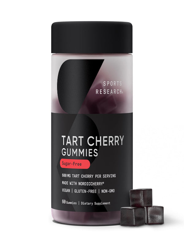 Sports Research Tart Cherry Capsules - Made from Montmorency Tart Cherries - Non-GMO & Gluten Free - 60 Liquid Softgels - Nirvana Guru