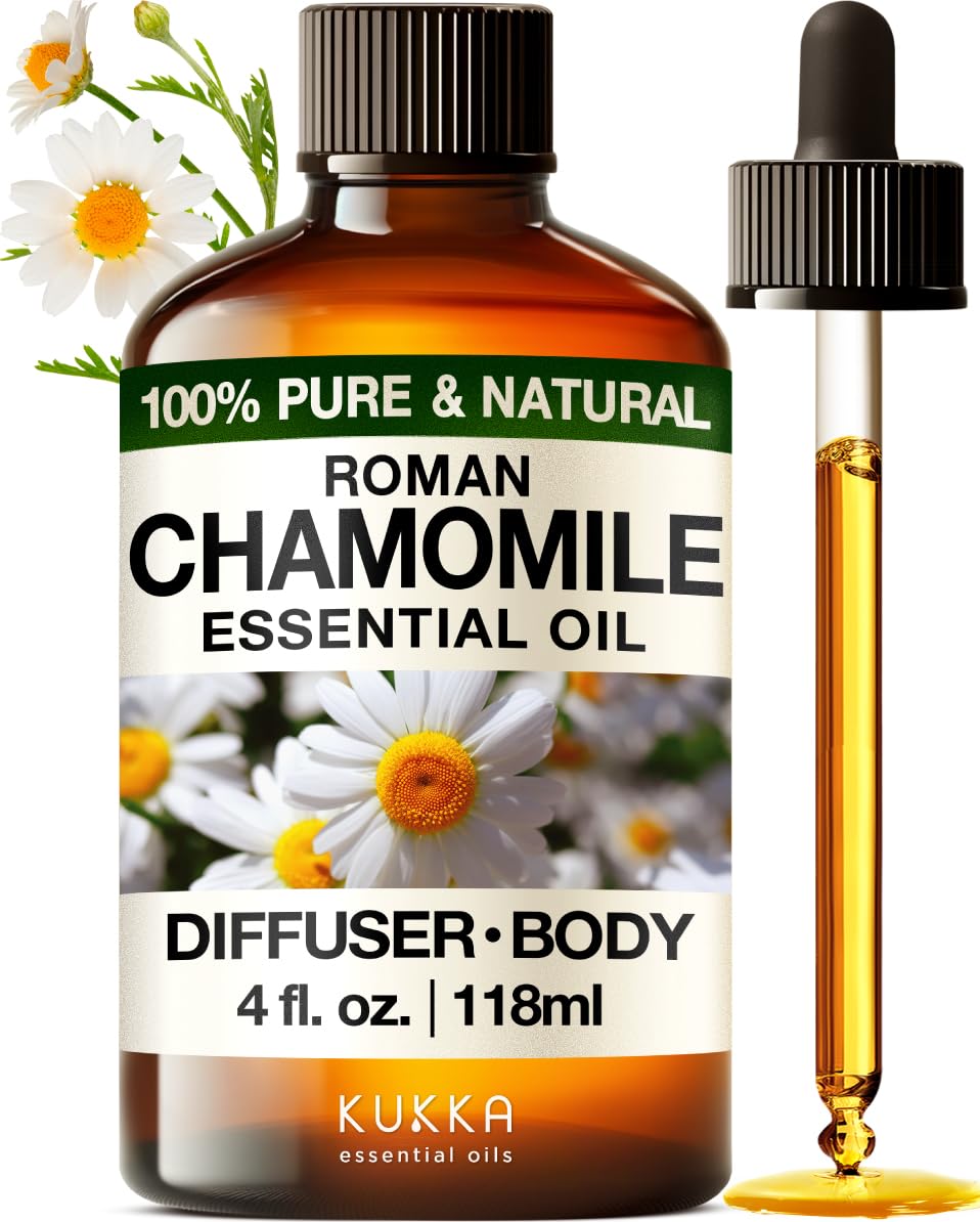 KUKKA essential oils 100% Pure & Natural Lavender Essential Oil for Diffuser, Body, Aromatherapy & Soap Making Scent (4 Fl Oz/118 ml)