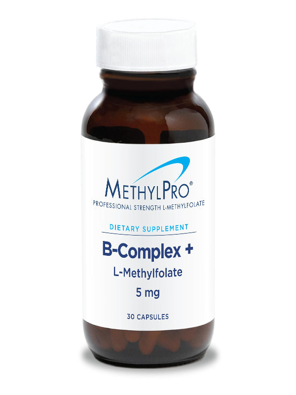 MethylPro B-Complex + L-Methylfolate 5 mg - Methylated Vitamin B Complex for Women and Men, Cellular Energy Support with Folate, Niacin and Biotin, VIT B Supplement - 90 Vegan Capsules - Nirvana Guru