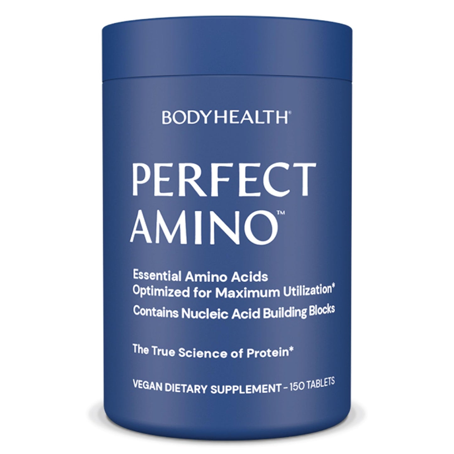 BodyHealth PerfectAmino Tablets (150 ct), Essential Amino Acid with BCAAs + Lysine, Phenylalanine, Threonine, Methionine, Tryptophan, Supplement for Muscle Mass Production, Recovery & Strength - Nirvana Guru