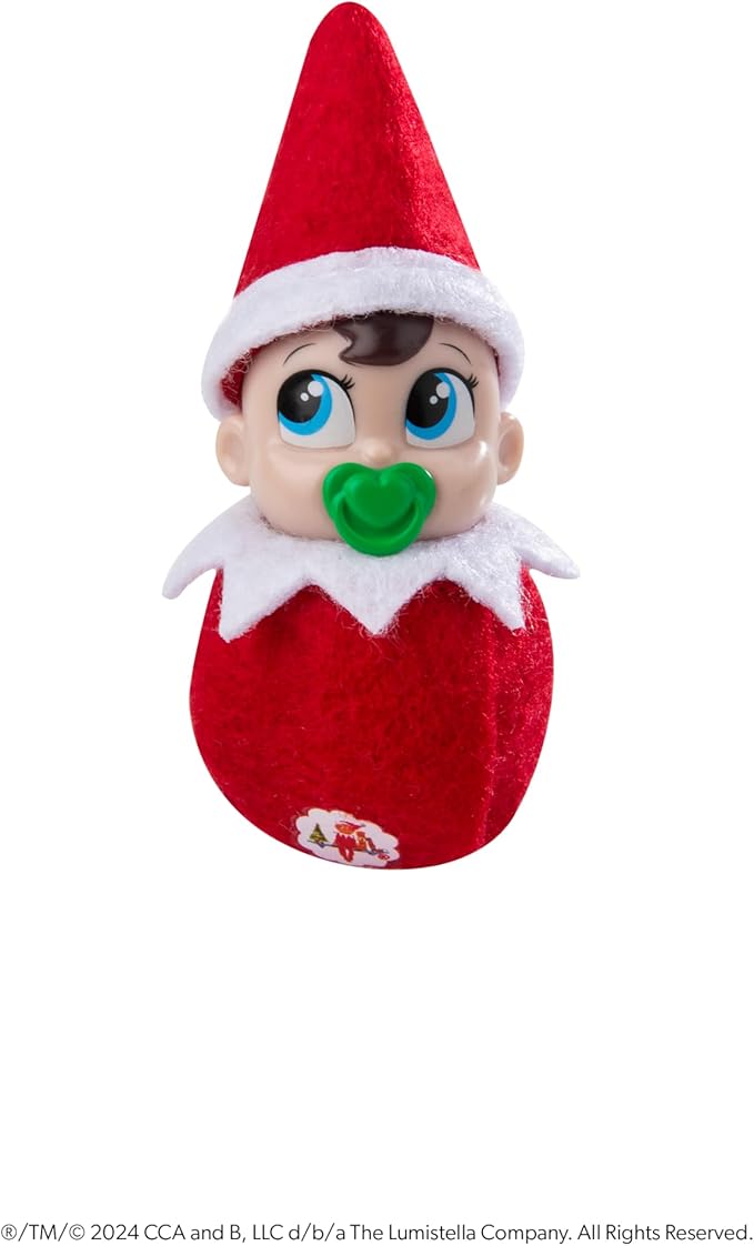 The Elf on the Shelf Frost Pips Mini Blooms Elf Baby Boy with Blue Eyes - Includes Frost Flower Cradle - for Ages 3 Years and Above Nirvana Guru