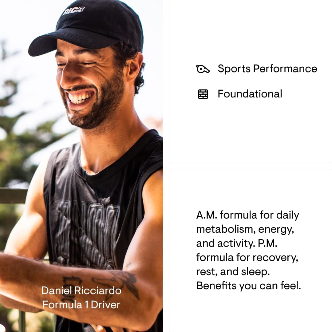 THORNE Multi-Vitamin Elite - Daily Nutritional Supplement - AM Formula Supports Cellular Energy Production and PM Formula Supports Restful Sleep* - Gluten-Free, Dairy-Free - 180 Capsules - 30 Servings - Nirvana Guru
