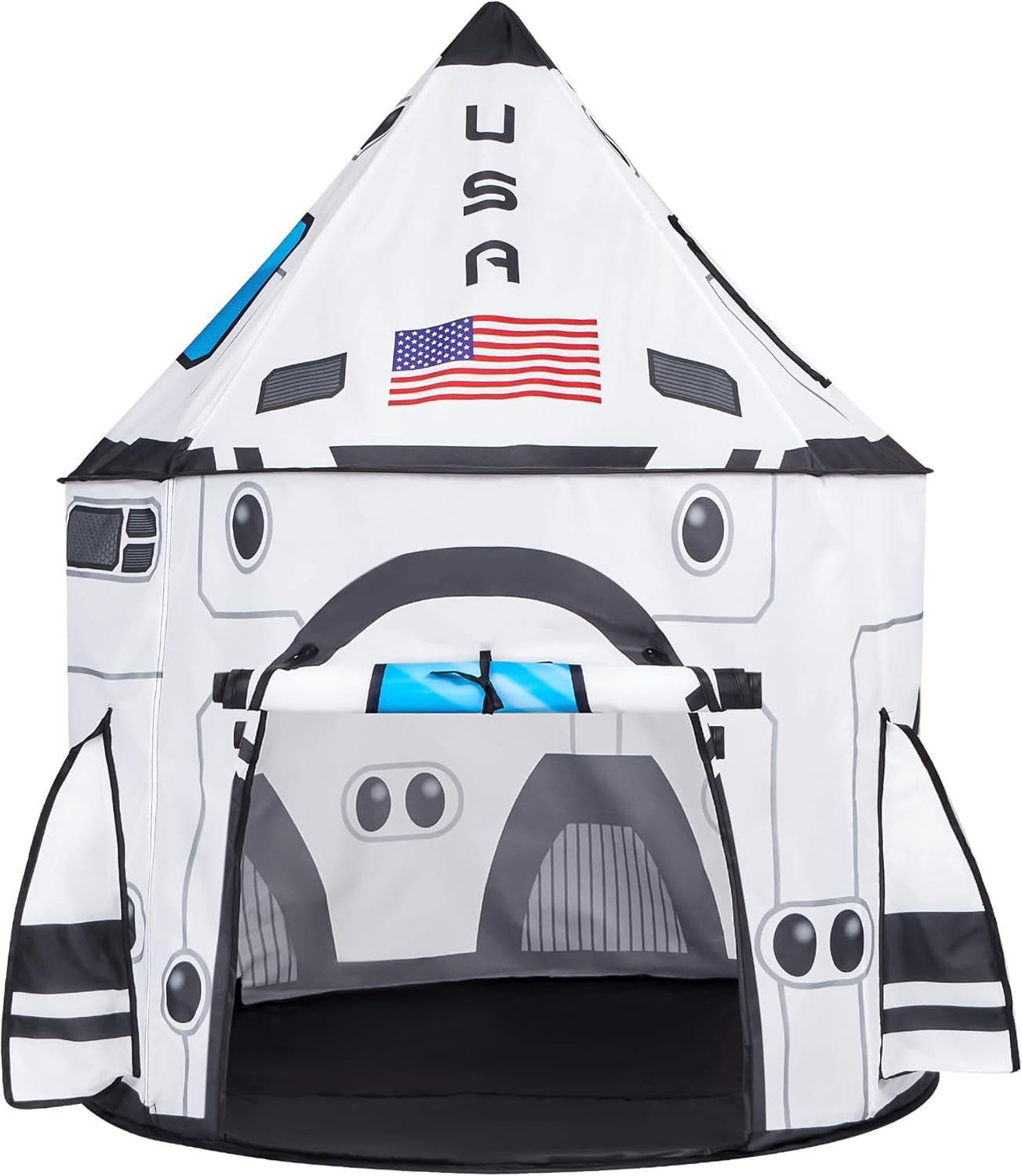 JOYIN Rocket Ship Play Tent Pop up Play Tent Kids Indoor Outdoor Spaceship Playhouse Tent Set Nirvana Guru