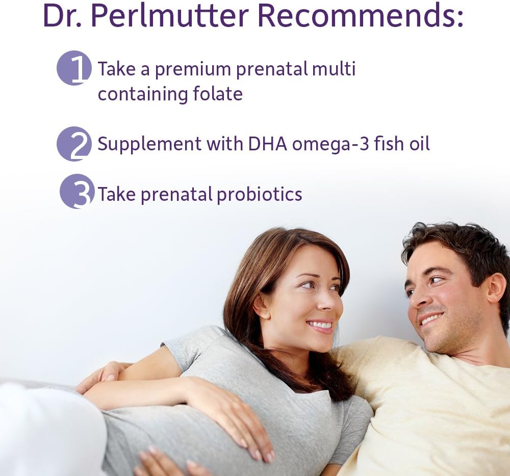 Garden of Life - Dr. Formulated Probiotics Once Daily Prenatal - Acidophilus and Bifidobacteria Probiotic Support for Mom and Baby - Gluten, Dairy, and Soy-Free - 30 Vegetarian Capsules - Nirvana Guru