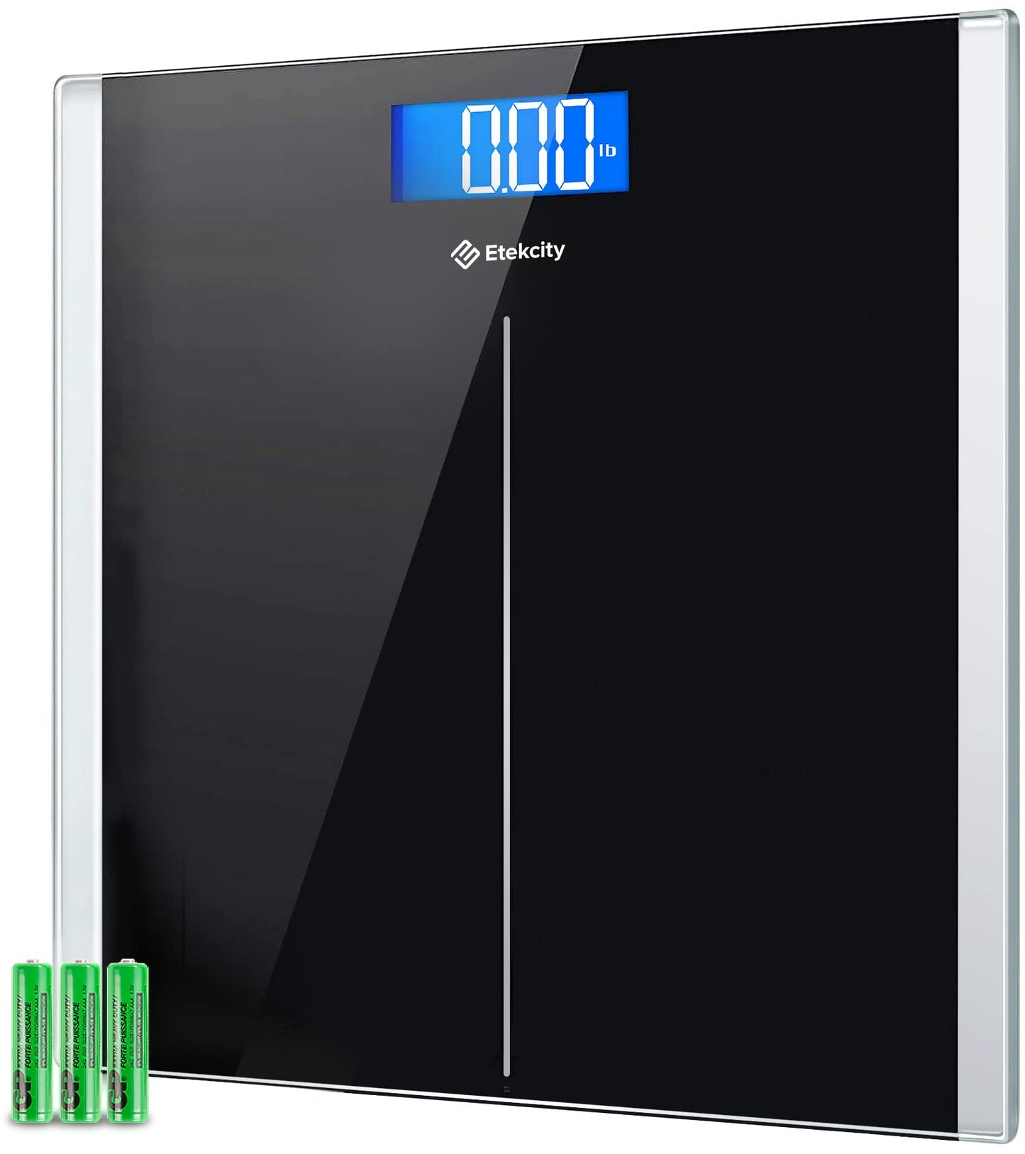 Etekcity Digital Body Weight Bathroom Scale, Large Blue LCD Backlight Display, High Precision Measurements,6mm Tempered Glass, 400 Pounds Nirvana Guru