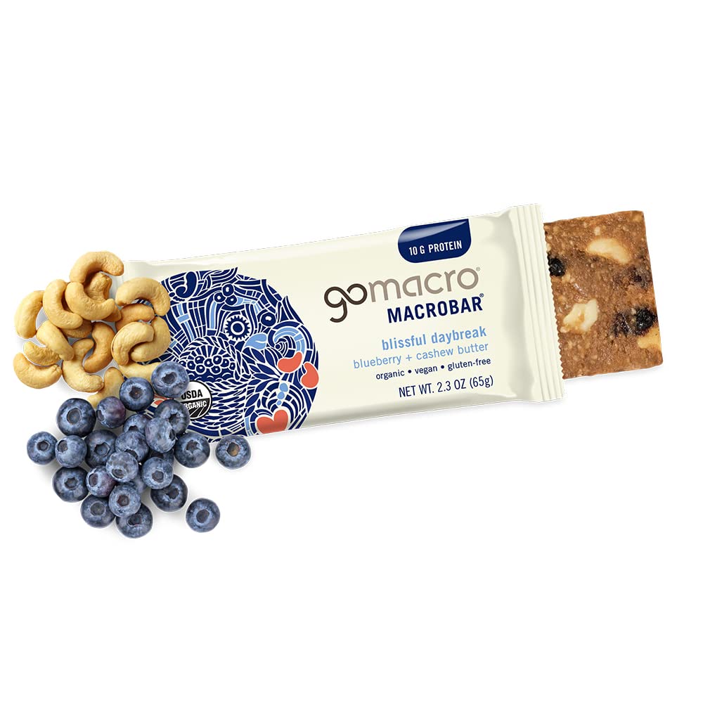 Gomacro, Nutrition Bar Oatmeal Chocolate Chip Organic 12 Count, 2.3 Ounce