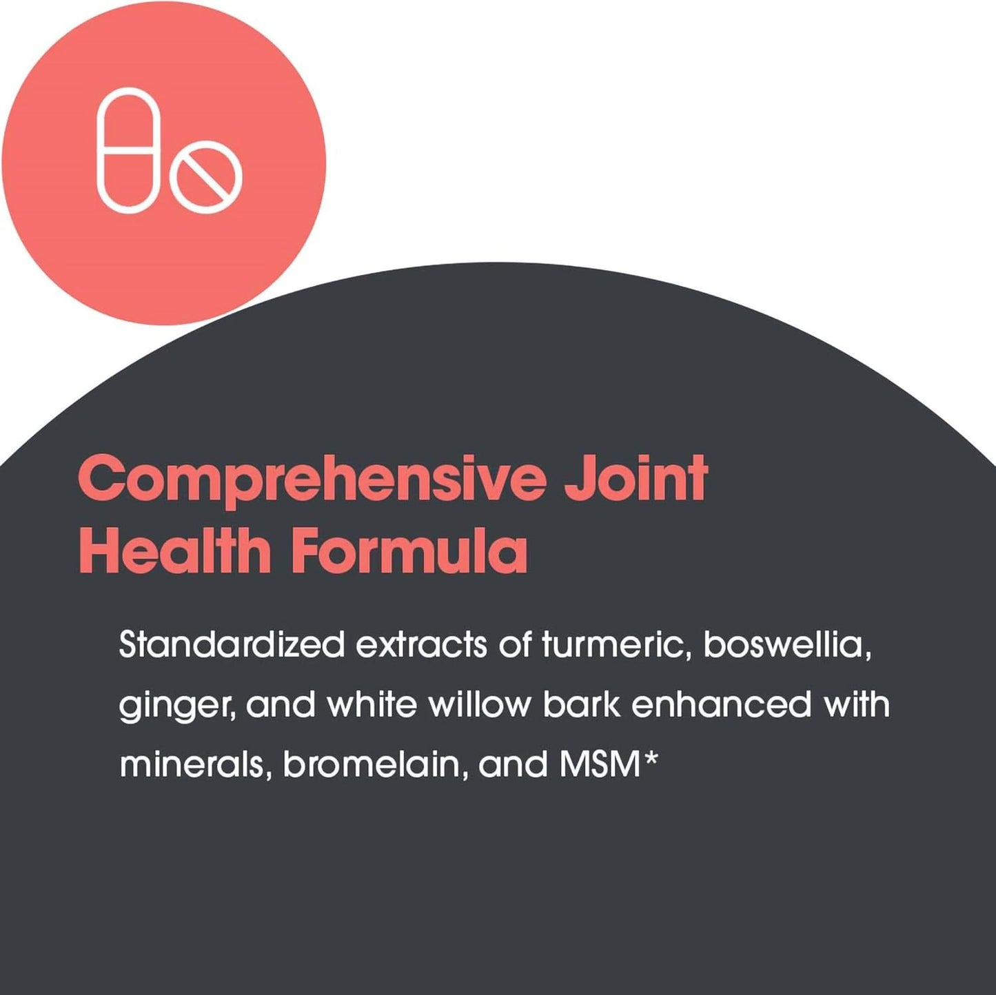 Allergy Research Group InflaMed Joint Health Supplement - Joint Support Supplement for Men & Women, Molybdenum, Turmeric, MSM, Boswellia,Connective Tissue Health - 120 Count Nirvana Guru