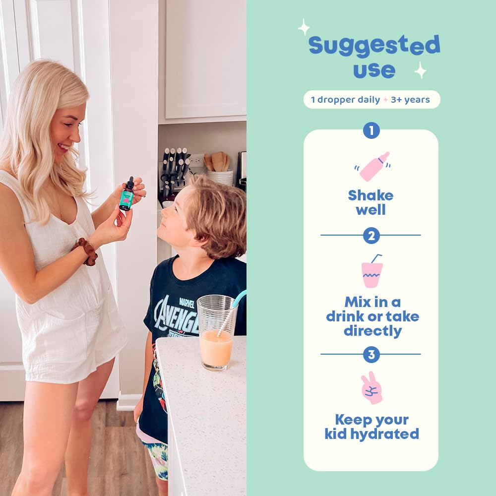 JoySpring Zeolite Drops for Kids – Natural Berry Flavor with Vitamin D3 – Supports Wellness & Everyday Vitality – 30-Day Supply Nirvana Guru