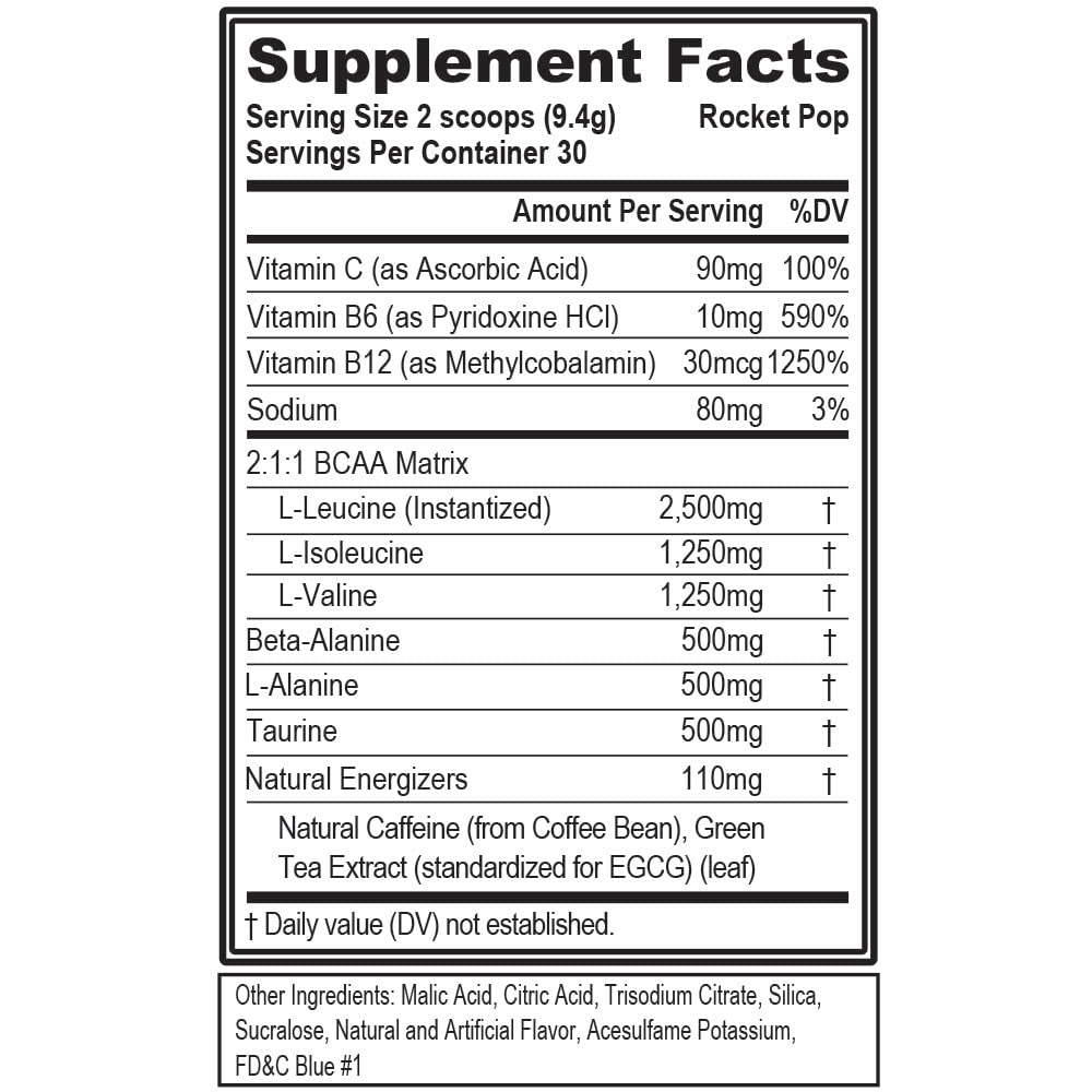 EVL BCAAs Amino Acids Powder - BCAA Energy Pre Workout Powder for Muscle Recovery Lean Growth and Endurance - Rehydrating Post Workout Recovery Drink with Natural Caffeine - Pink Lemonade Nirvana Guru