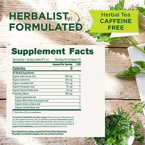 Traditional Medicinals Tea, Organic Healthy Cycle, Supports Healthy Menstrual Cycles, Includes Spearmint,16 Tea Bags - Nirvana Guru