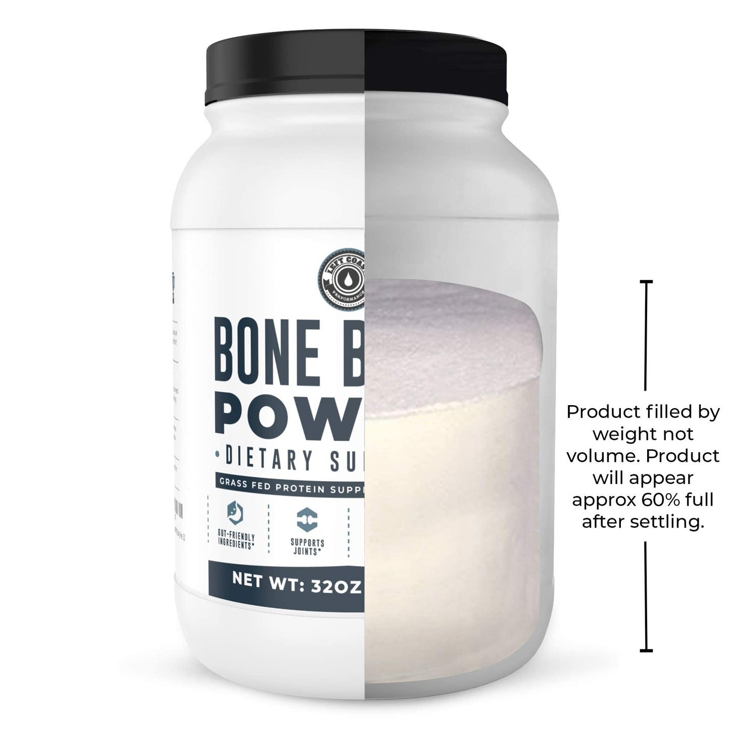 Bone Broth Protein Powder, Chocolate, Grass Fed 2lbs, 42 servings 16g protein, 13g Collagen. Low Carb, 2 net Carb, Dairy Free, Keto Friendly Bone Broth Protein Supplement with Collagen Types I & III - Nirvana Guru