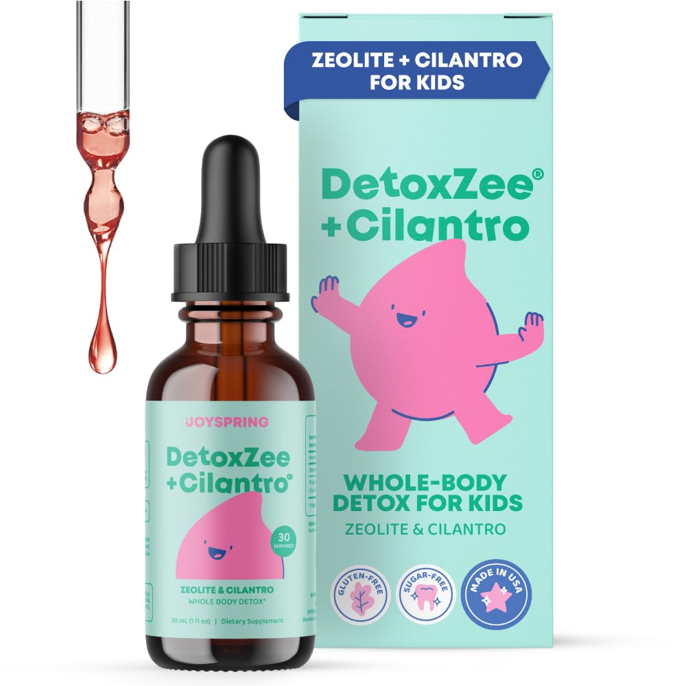 JoySpring Zeolite Drops for Kids – Natural Berry Flavor with Vitamin D3 – Supports Wellness & Everyday Vitality – 30-Day Supply Nirvana Guru