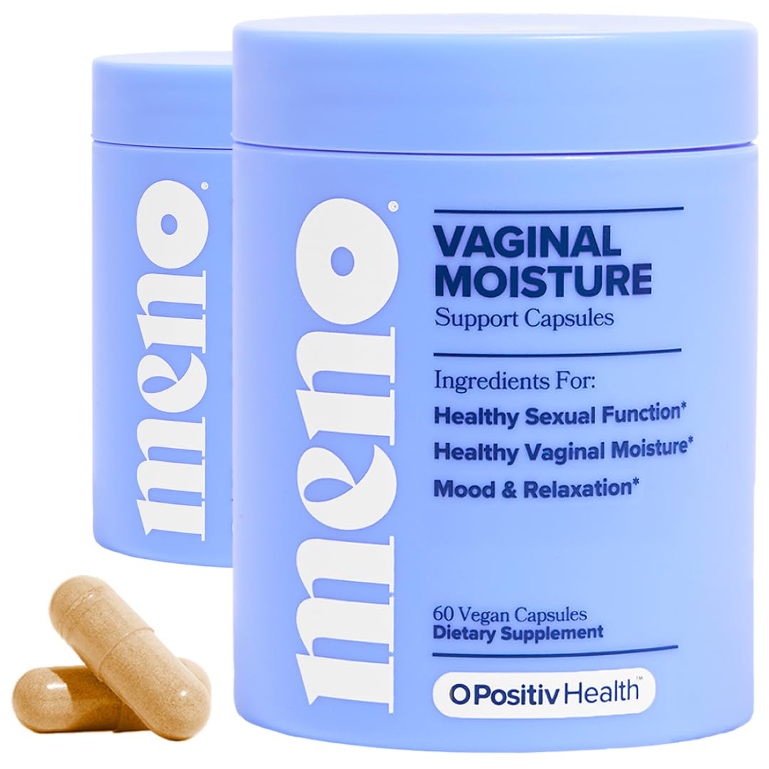 MENO Vaginal Moisture Support Capsules – OBGYN-Formulated to Support Healthy Vaginal Moisture, Mood & Relaxation – Hormone-Free Supplements with Maca Root & Fenugreek Seed Extract – 30 Servings